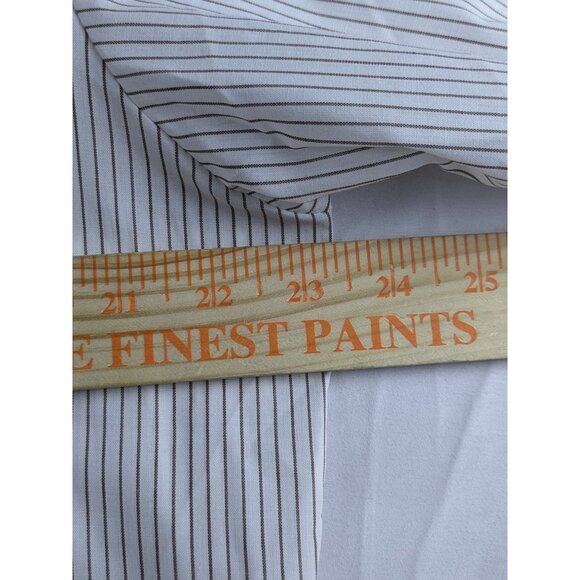 Vintage Sears Men’s Store Striped Dress Shirt 16-34/35 Long Sleeve Perma-Prest - Picture 4 of 14